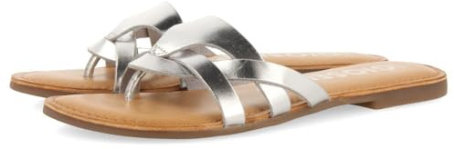GIOSEPPO Sandalias Color Plata DE Piel con Tiras para Mujer Cayuse