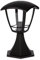 GSC Farol de jardín sobremuro Serie Barli E27 Negro