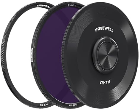 Freewell 82 mm naturlig densitet ND1000 (10 f-stopp) ND3.0 kamerafilter kompatibelt med M2-serien
