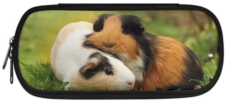 Dolyues Federmäppchen, große Kapazität, Federmäppchen für Jungen und Mädchen, Stifteetui, Tasche Halter mit Fächern, Meerschweinchen-1, Taschen-Organizer