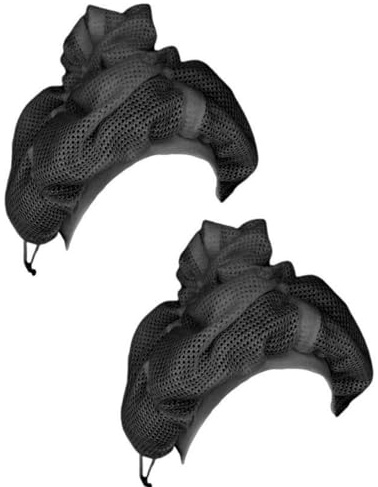 Neamou [2 Pezzi] Cuffia Rete per Asciugare I Capelli Ricci, Cuffia Rete con Coulisse, Retine per Capelli Riutilizzabili per Capelli Asciutti da Donna, Cuffia per Capelli Avvolgente