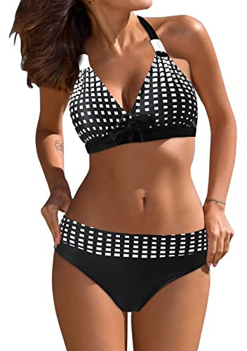 WILLBEST meerjungfrauenflosse mädchen Sport Anzug für Damen Damen Unterhosen nylonstrümpfe Tankini Black pink flanellhemd bügel Bikini, Cup g Schwimmanzug probadent Badeshorts mädchen sch