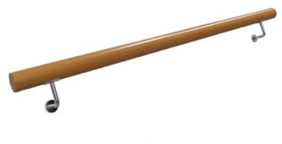 Handlauf Massivholz Treppengeländer Sicherheitshandlauf Handlauf für Treppen Innen Rutschfester Wandhandlauf Handlauf für Kinder Ältere Menschen (70cm)
