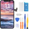 LL TRADER LCD for iPhone 11 Pro Max Screen Replacement 6.5 Inch Touchscreen iPhone 11 Pro Max Display Digitizer iPhone 11 Pro Max Frame Assembly Repair Tool with Model A2161, A2220, A2218 2024