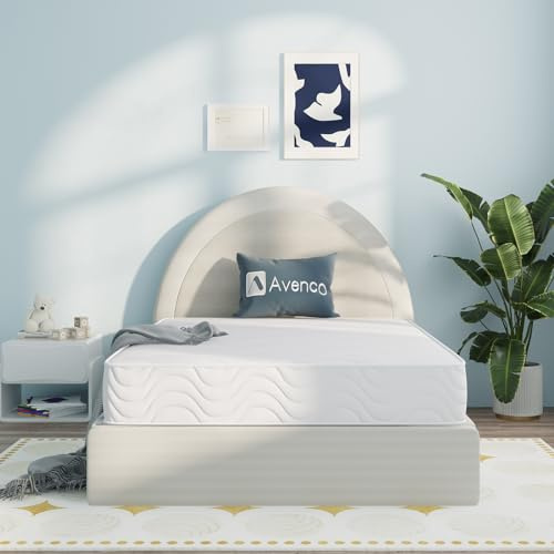 Avenco 4FT6 Double Mattresses 8 Inch Pocket Sprung Medium Soft Mattress Motion Isolation Spring Mattress with CertiPUR-US Foam & Oeko-Tex Fabric 135x190x20cm