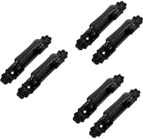 SOLUSTRE 6stücke Teiliges Schwerer Metall Für Scheunentore Und Garagentore Installieren Geeignet Für Glastüren Komfortabler Griff Langlebig Und Robust
