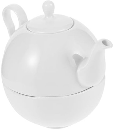 MAGICLULU Tetera De Porcelana Juego De Té Inglés Tetera y Taza Set De Té Doméstico