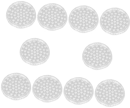 SEWOART 10pcs Transparent Non-Slip Furniture Pads Durable Floor Protectors for Chairs and Tables Anti-Skid Table Leg Protectors Reduce Noise and Scratches Round Design