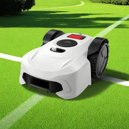ERSINIAN Robot tagliaerba RTK Robot tagliaerba, mappatura assistita da intelligenza Artificiale, Confine virtuale, Controllo Tramite App, Silenzioso 58 Db(A), Gestione multizona