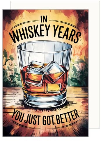 Edition Seidel Premium Geburtstagskarte mit Umschlag. Glückwunschkarte Grußkarte Karte Geburtstag Happy Birthday Mann Frau Freund Freundin Whiskey lustig (G3786 SW025)