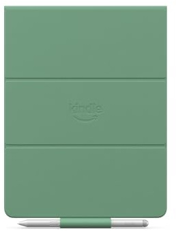 Neue Amazon Kindle Scribe-Klapphülle mit magnetischer Befestigung, nachhaltiges Design, praktische und schützende Hülle auf pflanzlicher Basis