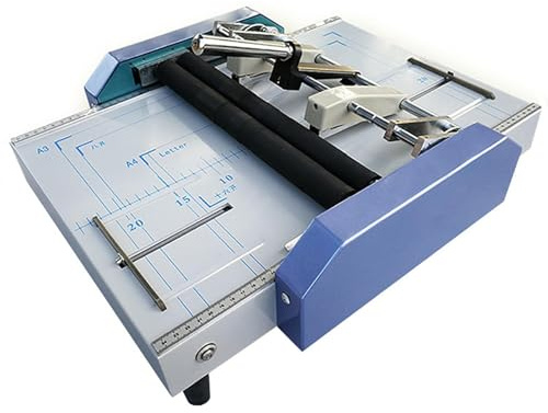 Grapadora eléctrica para libros de papel, A3, máquina de encuadernación plana, grapadora de folletos A3 con 5 posiciones de clavos, máquina de encuadernación automática para grapas tipo 24/6