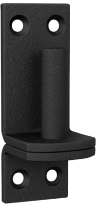 Pollmann®Baubeschläge Kloben auf Platte D1 eng, Dorn Ø 10 mm, ONYX, 2 Stück