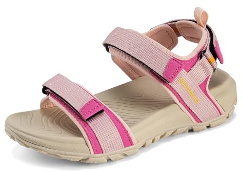 Mishansha Sandales Femme Bout Ouvert Antidérapante Rose 39 EU