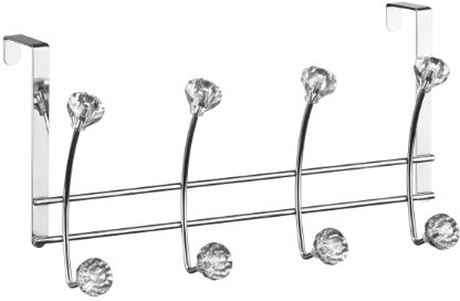 Premier Housewares Coat Hooks / Over Door Hanger / Over Door Coat Hooks / Door Hanger - 10 Hooks