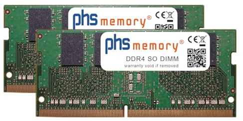PHS-memory 16GB (2x8GB) Set Memoria RAM Compatibile con Apple Mac Mini Core i3 3.6 (Late 2018) DDR4 SO DIMM 2666MHz PC4-21300S