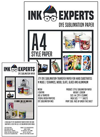 Ink Experts Style A4 and Mug Size Sublimation Paper Bundle Pack