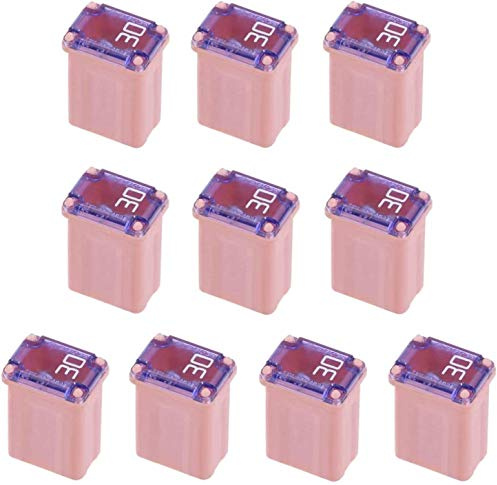 10 Pack 608830 30 Amp Micro Cartridge Fuses Micro Fuse FMM Mcase Micro Female Fuses