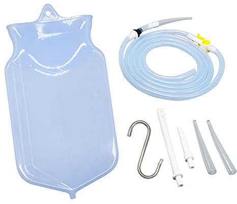 Irrigateur de voyage complet, tasse à lavement, douche intime pour le nettoyage du côlon, ensemble de lavement pour le nettoyage du côlon, qualité supérieure dispositif de lavement