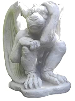 Figur von Wasserspeier, Outdoor oder Indoor Ornament 28x18x16cm