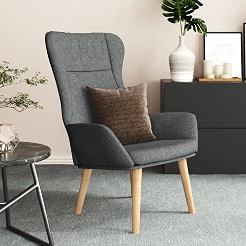 Tidyard Relaxsessel Fernsehsessel TV Sessel Relaxstuhl Sessel Wohnzimmersessel Ruhesessel Relaxliege Liegesessel Bürosessel Polstersessel Entspannungssessel Einzelliegesessel,Dunkelgrau Stoff