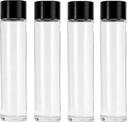 Swan Bottiglia in Vetro forma a tubo modello Kefass con tappo a vite 750 ML (4)