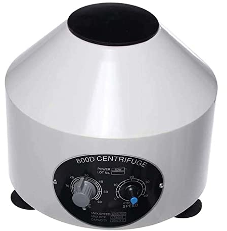 CGLYYDS Centrifugeuse 6 X 20 ML, Centrifugeuse De Sang, Centrifugeuse à Plasma Pcr à Basse Vitesse à Vitesse Réglable 4000, Séparateur De Sérum De Graisse De Laboratoire