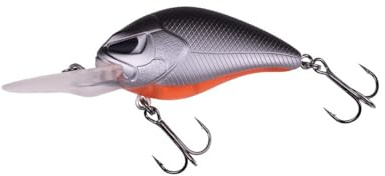 ZECK Wobbler/Crankbait für Barsch & Zander - Danny 2.0 | 5,5 cm | 2,5 m F - Grey Fire