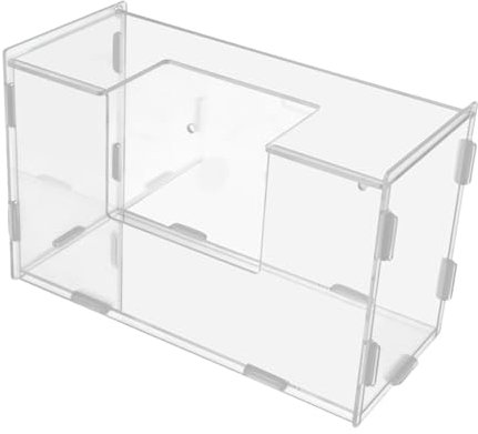 FOMIYES Feeder Aus Acryl Mit Großem Fassungsvermögen Praktisches Futterspender-Rack Für Kaninchen Und Kleintiere Zur Langsamen Fütterung Und Einfachen Handhabung Im Käfig