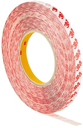 Dpm tapes - Ruban adhésif double face GPT en PET : Forte adhérence, tenue sur surfaces difficiles. Épaisseur 0,21 mm, résistant jusqu'à 150 °C, avec résistance UV ex 9088 - (12 mm x 50 m)