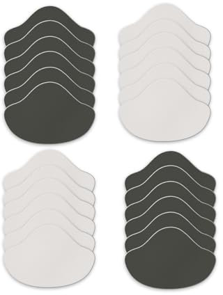 12 Paar Schuh-Fersenschutz Fersenpads, Fersenreparaturflicken, Selbstklebende Einlagen Für Die Meisten Sportschuhe, Lederschuhe, High Heels Innen-Fersenschutz. (schwarz,weiß)