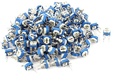 200 Ohm Vertikale Variable Widerstände Variabler Widerstand Trimmer Potentiometer Potentiometer Blau 150 Stück Replacement resistor