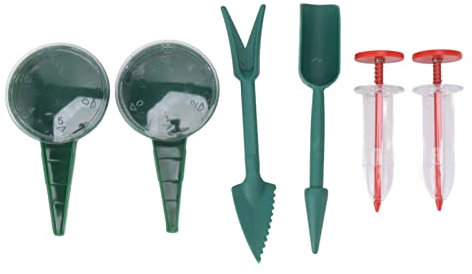 6 Piece Set Mini Sowing Seed Dispenser,Sower Small Seed Spreader Adjustable Handheld Seed Planter Sowing Seeder Gardening Tool For Carrot Lettuce Grass Spinach Seed