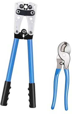 HOMSFOU Alicates Para Prensar Cables Abrazadera De Profesional Alicates Para Cables y Redes Multifunción Esfuerzo