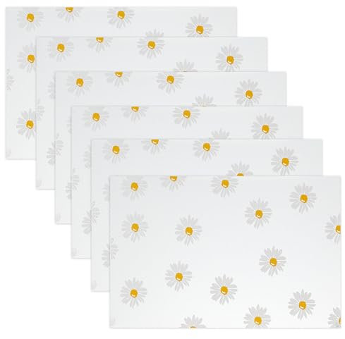 Tappetino Frigorifero Lavabile Tagliabile Impermeabile - Antiscivolo Mat per Cassetti Cucina, Armadi, Tavolo - 45 * 30cm, 6 Pezzi