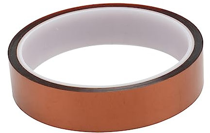 Garneck 33m Cinta Adhesiva De Alta Resistencia Térmica Poliimida y Silicona Color Rojizo