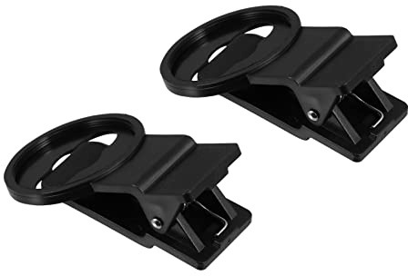 UTHCLO 2 Stück 37mm Smartphone Objektivclips Aus Metall Für Handyfotografie Kompatibel Mit Weitwinkel Makro Und Fisheye Filtern Stabile Befestigung Universell Für Mobiltelefone