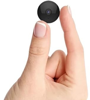 AYJYZHIAG A9 Versione aggiornata 4K Telecamera di sicurezza domestica Mini telecamera Wi-Fi wireless Piccolo interruttore telefonico con poca sorveglianza(Camera)