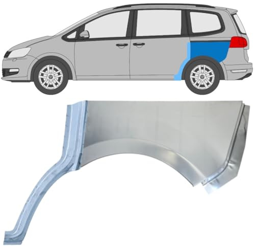 Reparaturblech Kotflügel hinten für Volkswagen Sharan 2010-2022 / Links/Satz