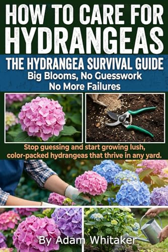 How To Care For Hydrangeas: Grow Bigger, Healthier Hydrangeas with Simple Care Secrets Planting, Watering, Pruning and Bloom Color Tips That Finally ... Thrive and Flower Beautifully Year After Year