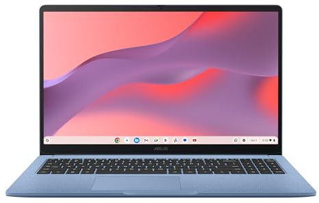 ASUS Chromebook CM1505CM4A-S70064 - Ordenador Portátil 15.6 Full HD (MediaTek Kompanio 540, 4GB RAM, 128GB eMMC, Arm Mali-G57 MC2, ChromeOS) Azul Tela - Teclado QWERTY español