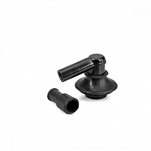 TNT Zündkerzenstecker 90 Grad schwarz mit Gummidichtung universal