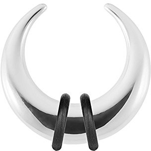 Piercingfaktor Piercing Ohrpiercing Expander Ohr Stab Dehnungssichel Dehnungssichel Edelstahl Hufeisen 2,0mm