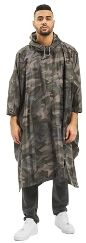 Brandit Ripstop Poncho för män, Darkcamo, one size