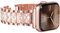 WINGLE Compatible for Apple Watch Straps, Women Bling Diamond Rhinestone Strap for Apple watch se Strap iwatch Strap Series 10 42mm, series 9/8/7 41mm, series 6/5/4 40mm, series 3/2/1 38mm, Rose Gold
