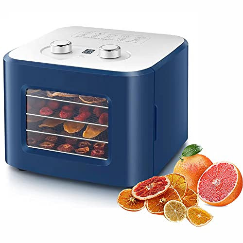 Deshidratador De Alimentos De 400 W Con Controlador De Temperatura,Secador Profesional De Frutas Y Carne Con 4 Bandejas Grandes,Temporizador,Sin Bpa,Para Vegetales,Refrigerios Saludables