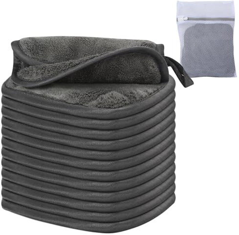 SINLAND Microfiber Makeup Remover Cloth Soft Wash Cloth for Face for All Skin Types Erase Your Face Absorbent Reusable Face Cloth 12pack