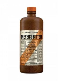 MEYER'S BITTER Wald- & Feld Kräuterlikör 35% Vol. - 0,7l Tonflasche | Deutscher Bitter seit 1747 mit über 40 handverlesenen Kräutern, würzig-herb, klassisch als Aperitif, Digestif und pur