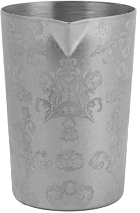 Mixing Glass Barman Acciaio, Bicchiere per Cocktail in Acciaio Inossidabile per Miscelazione Agitazione in Vetro perChe Tira lo Shaker perin Vetro per Miscelazione