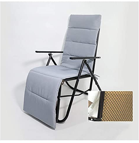 XIUKANGNB Klappbarer Schwerelosigkeitsstuhl, Strandstuhl, Freizeit-Liegestuhl, Liegestuhl, Liegestuhl, Garten-Außenhof, extra breit 52 cm (Farbe: 1) (6) Safehappy